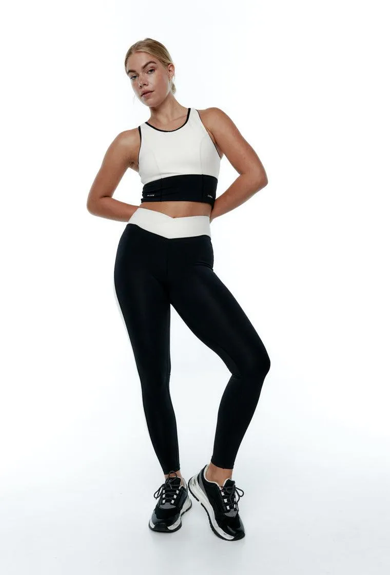 Conjunto deportivo bicolor Shadow Line - Black&Cream