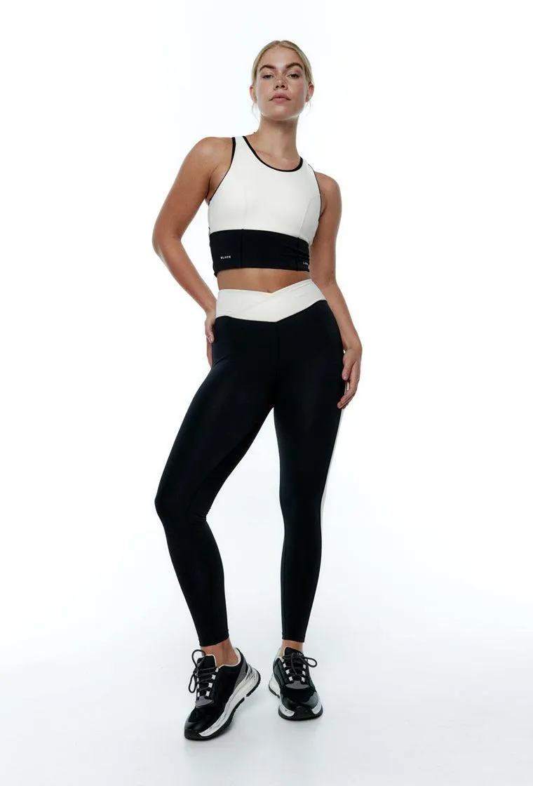 Conjunto deportivo bicolor Shadow Line - Black&Cream