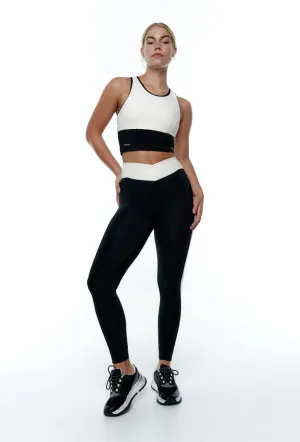 Conjunto deportivo bicolor Shadow Line - Black&Cream