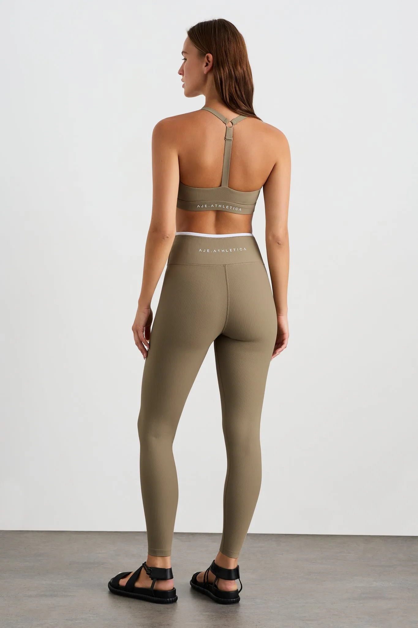 Contrast Ribbed Fl Legging 203