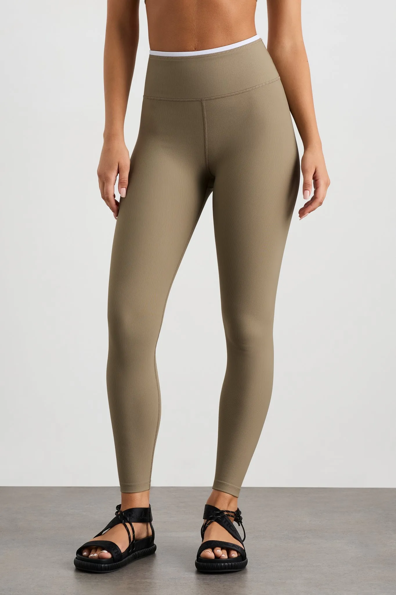 Contrast Ribbed Fl Legging 203
