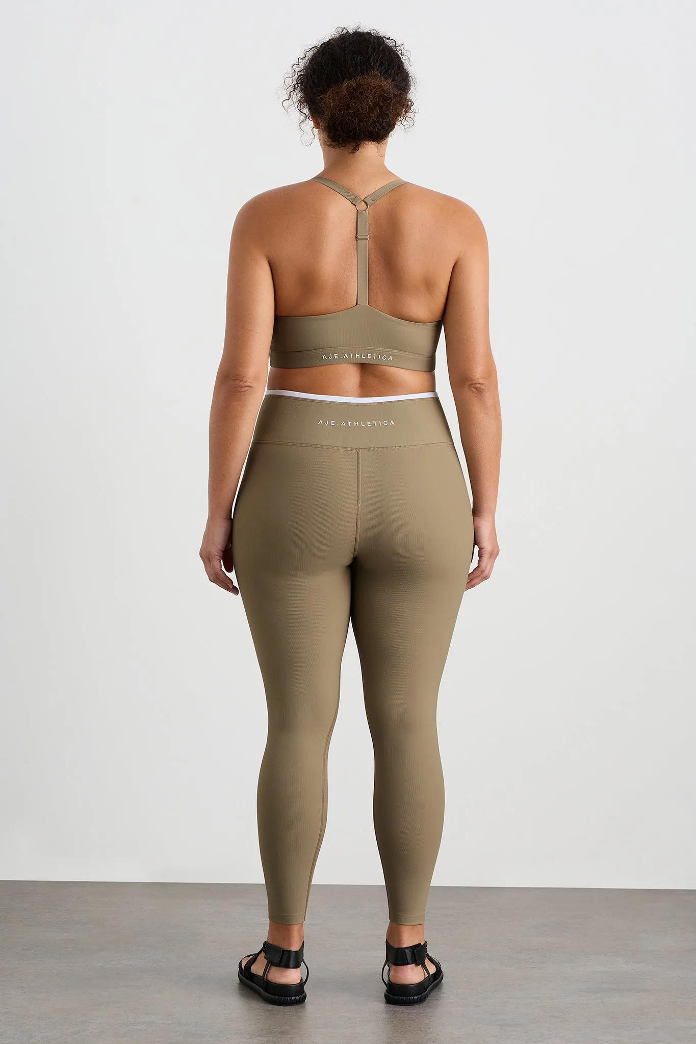 Contrast Ribbed Fl Legging 203