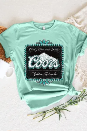 Coors Rocky Mountain Graphic T Shirts