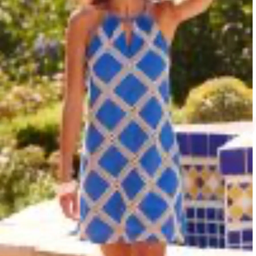 Creating Memories Crochet Patch Halter Dress