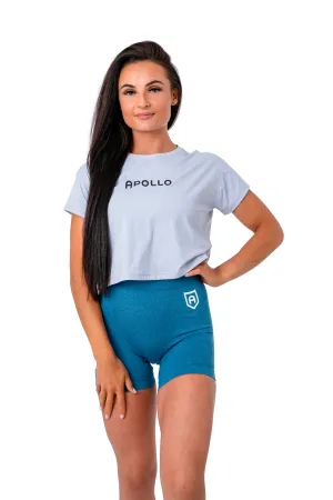 Crop Tee - Ice Blue