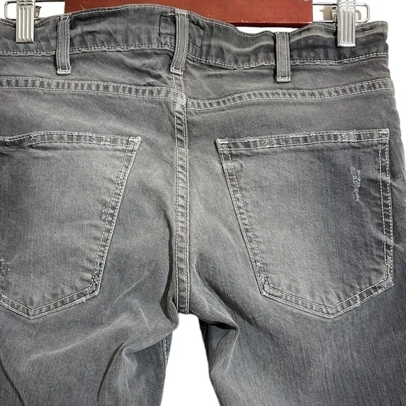 Current/Elliott Skinny Distressed Jeans in Overcast size 27