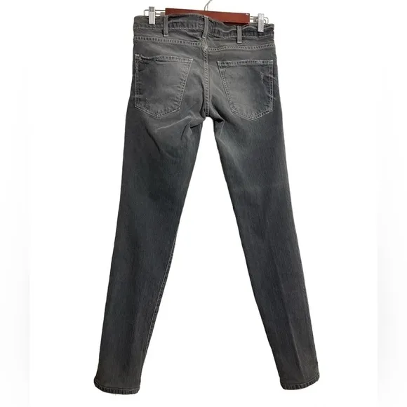 Current/Elliott Skinny Distressed Jeans in Overcast size 27