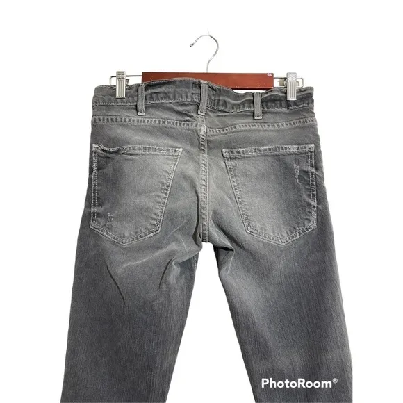 Current/Elliott Skinny Distressed Jeans in Overcast size 27