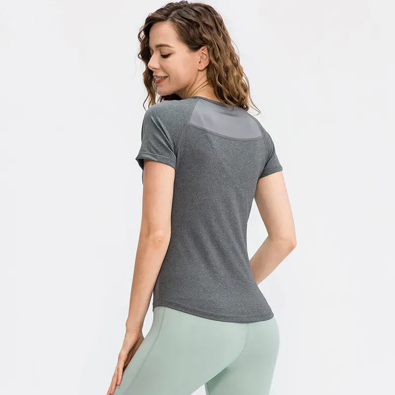 Dacy Short Sleeve Mesh Panel T-Shirt