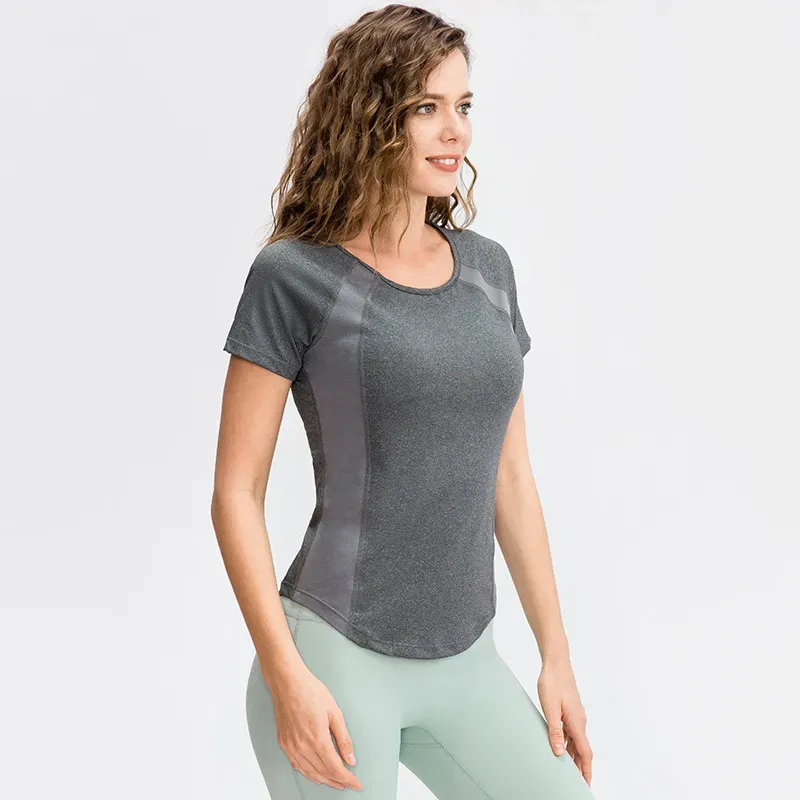 Dacy Short Sleeve Mesh Panel T-Shirt