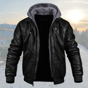 DAMON | Leather Winter Jacket