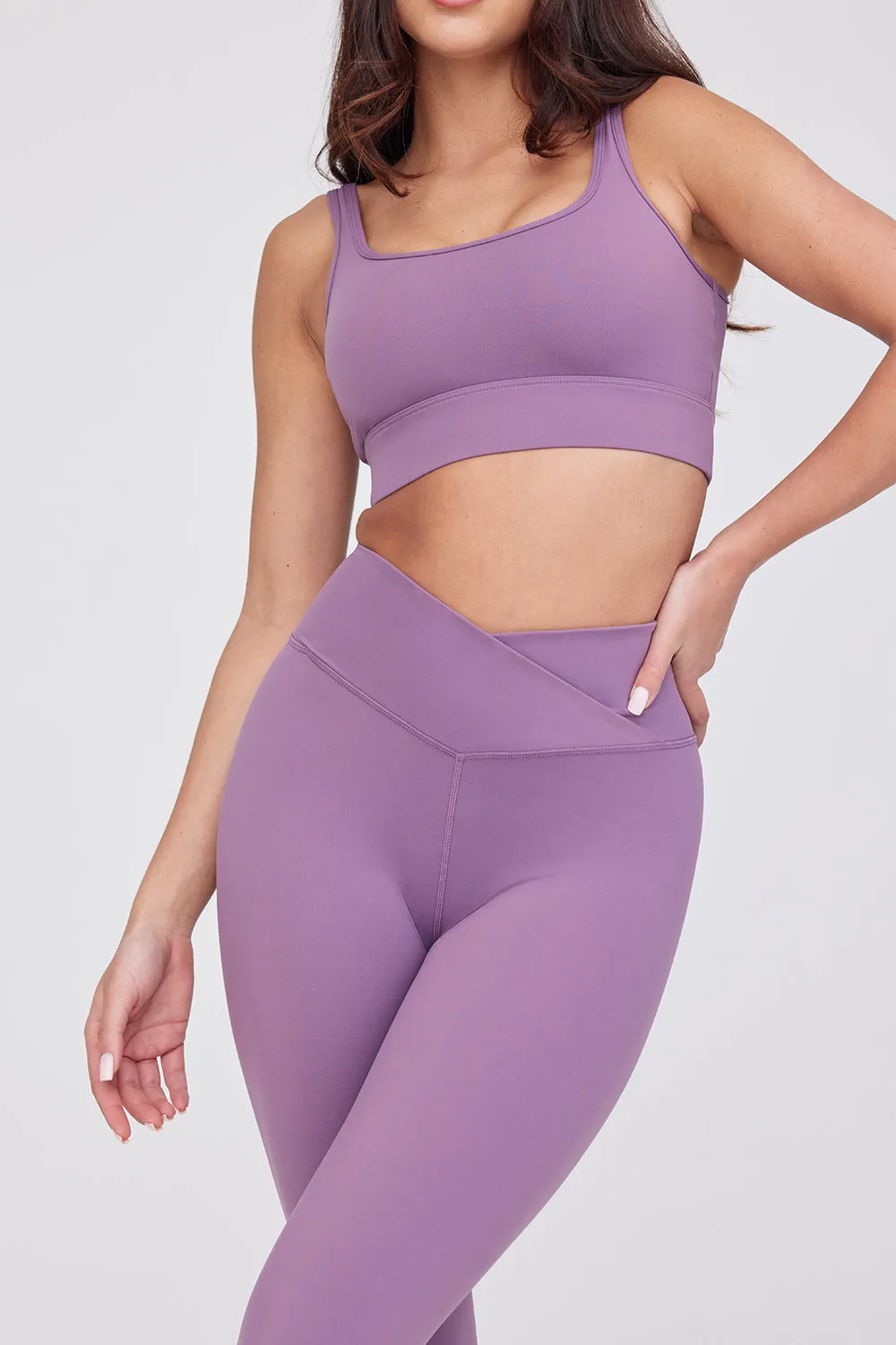 DAYFLEX WRAP HIGH WAISTED LEGGING - ORCHID