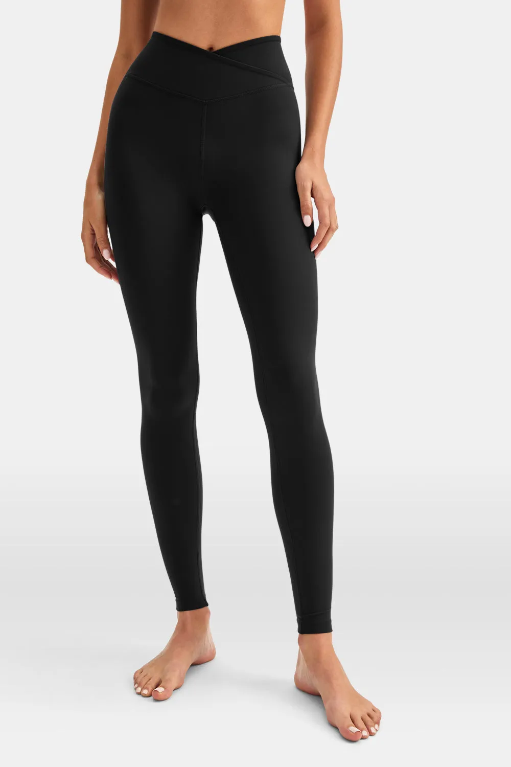 DAYFLEX WRAP HIGH WAISTED LEGGING - SHADOW BLACK