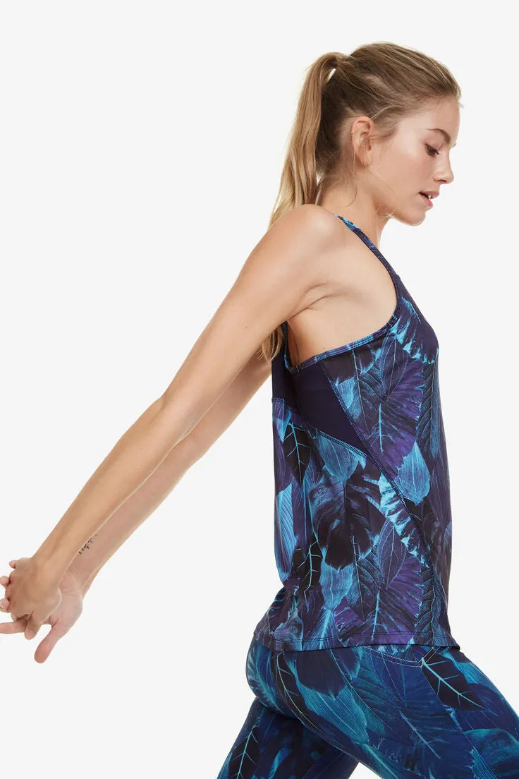 Desigual Sport Racerback Top - Bio Patch