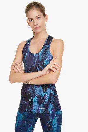 Desigual Sport Racerback Top - Bio Patch
