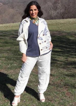 Diamond In The Rough Jogger - Parchment
