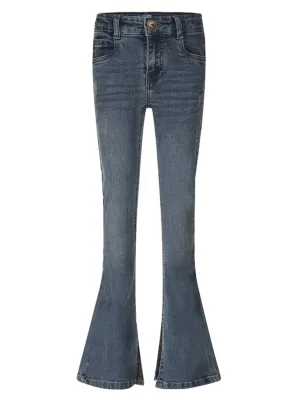 Distressed Denim Flares: Sizes 8 to 14 Years