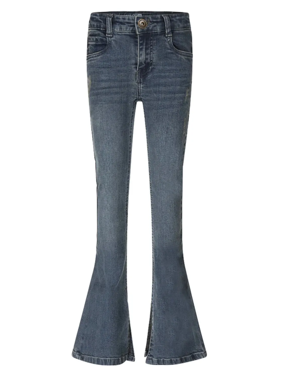 Distressed Denim Flares: Sizes 8 to 14 Years