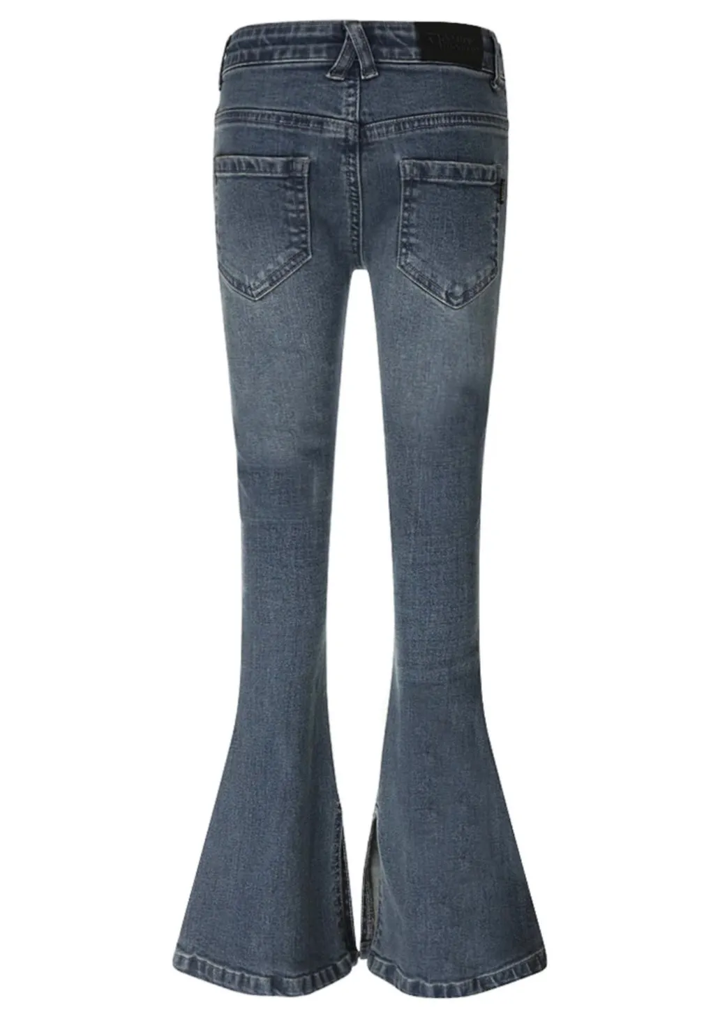 Distressed Denim Flares: Sizes 8 to 14 Years