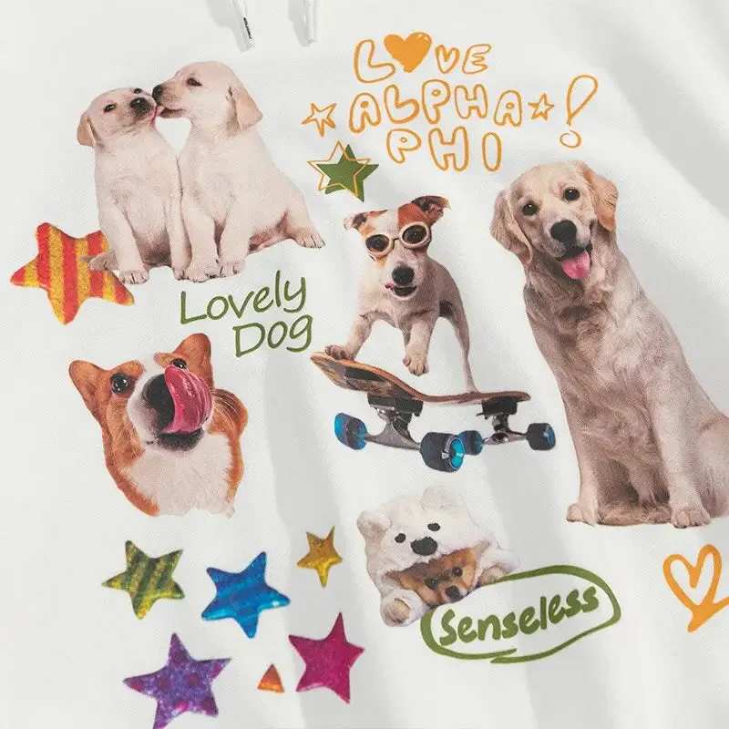 Dog Pictures Oversized Hoodie for Comfort and Style