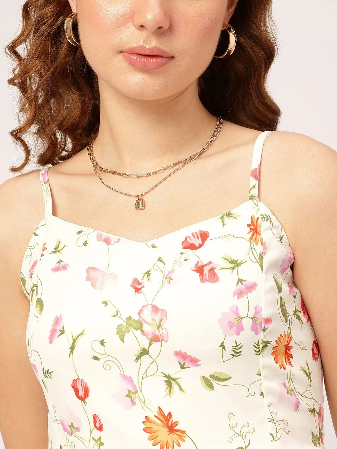 DressBerry Floral Weekends Floral Print Smocked A-line Mini Dress