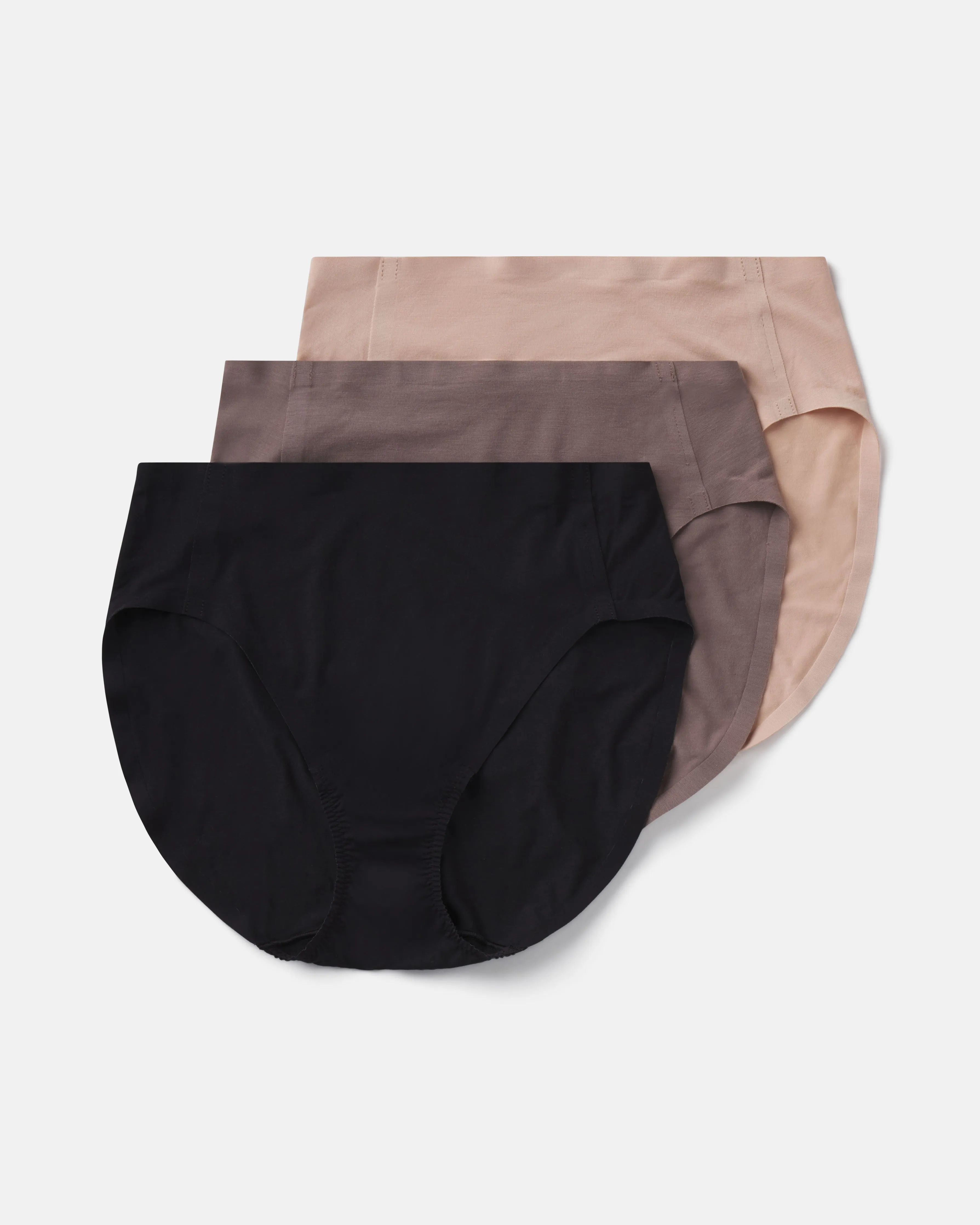 Elevate Your Comfort: SPANXsmooth™ Fit-To-You Modal Hi-Leg Briefs - Set of 3