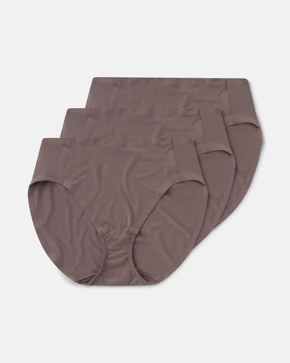 Elevate Your Comfort: SPANXsmooth™ Fit-To-You Modal Hi-Leg Briefs - Set of 3