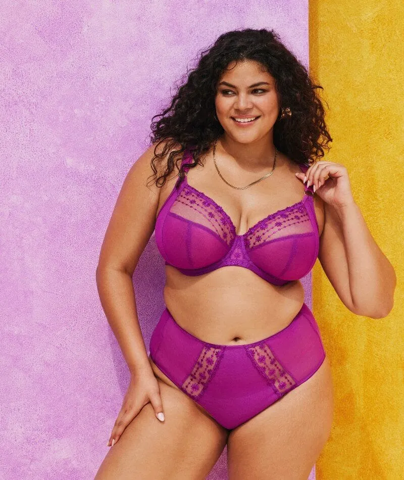 Elomi Matilda Underwired Plunge Bra - Hollyhock
