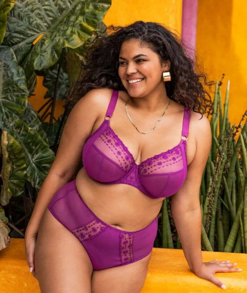 Elomi Matilda Underwired Plunge Bra - Hollyhock