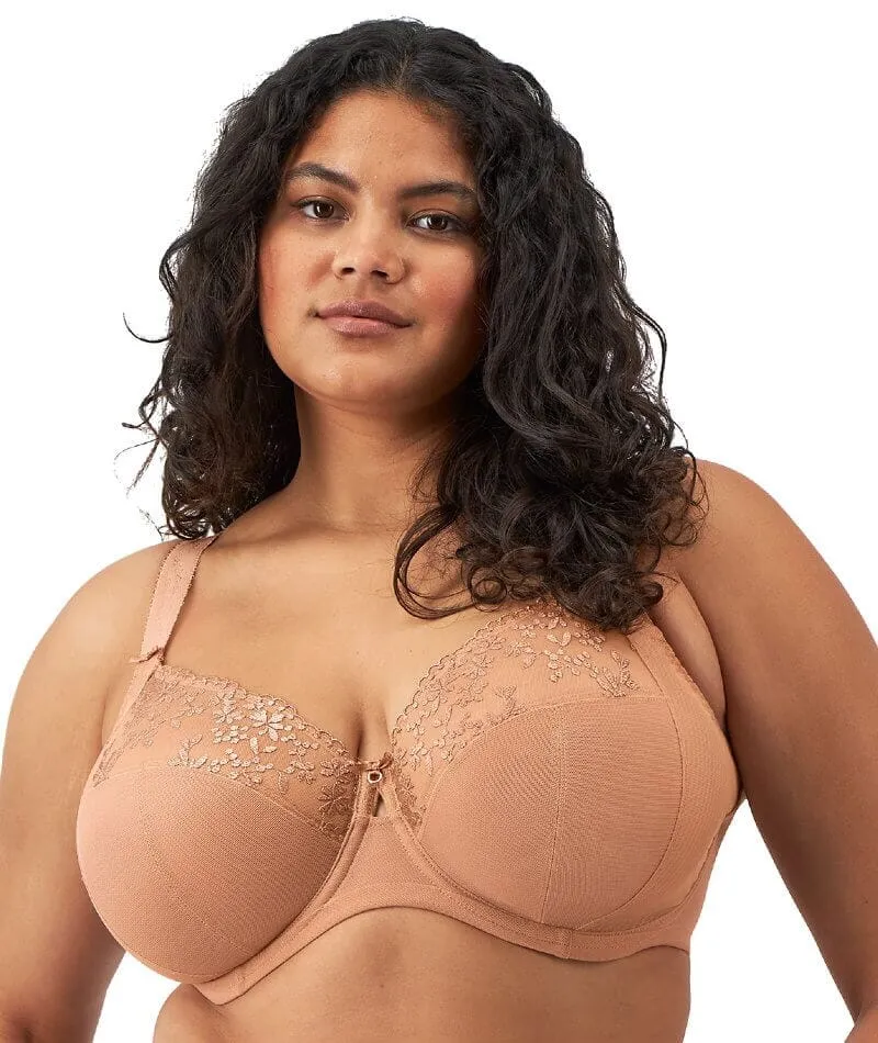 Elomi Zarla Underwire Bra - Cafe Au Lait