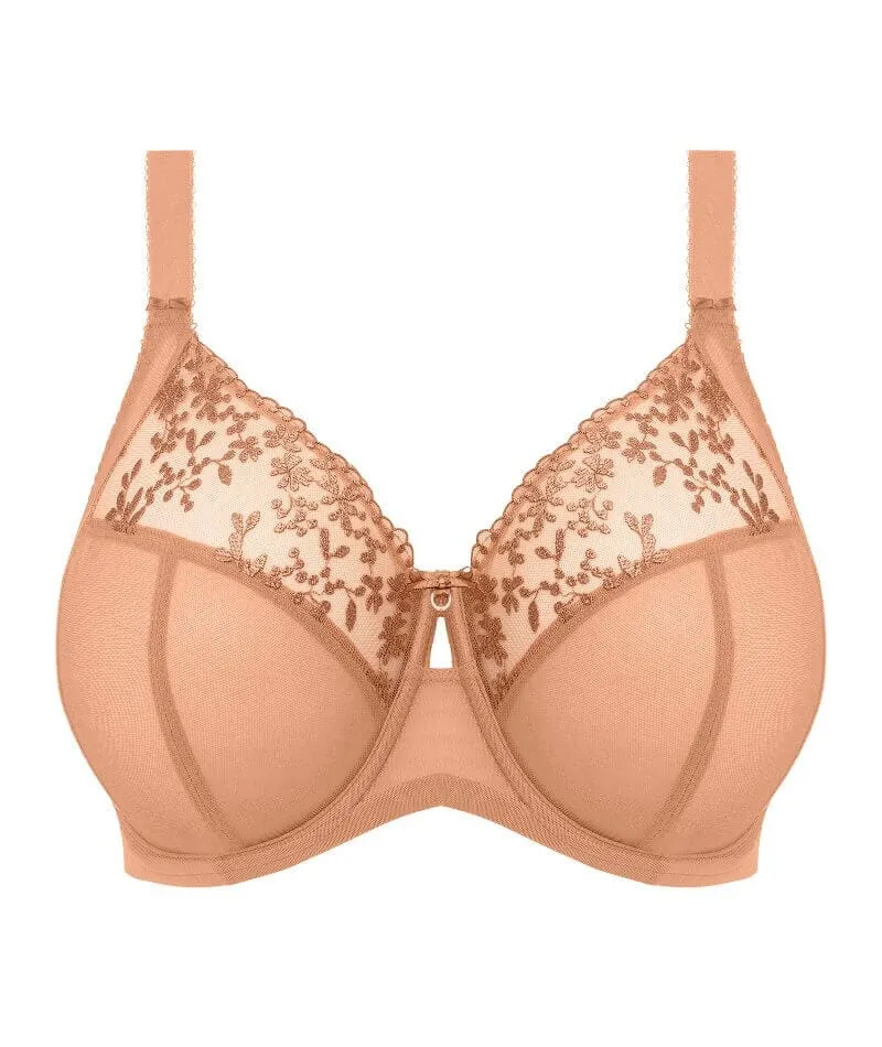 Elomi Zarla Underwire Bra - Cafe Au Lait