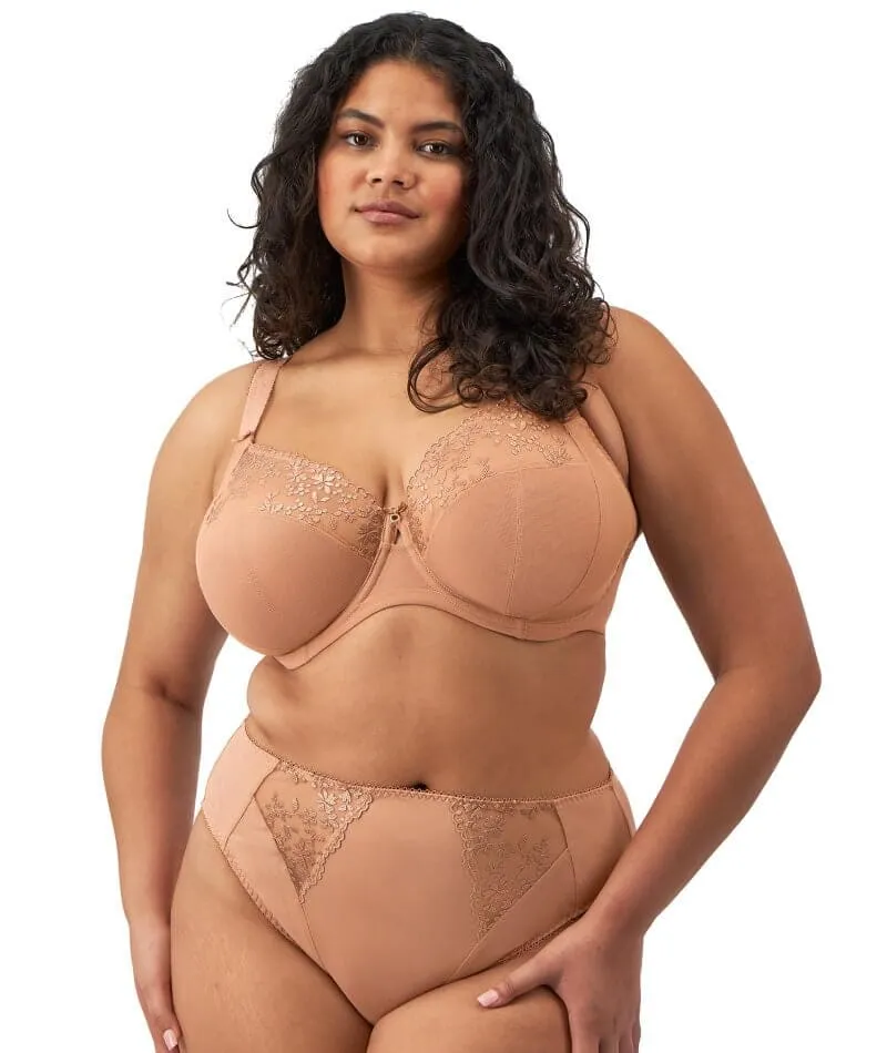 Elomi Zarla Underwire Bra - Cafe Au Lait