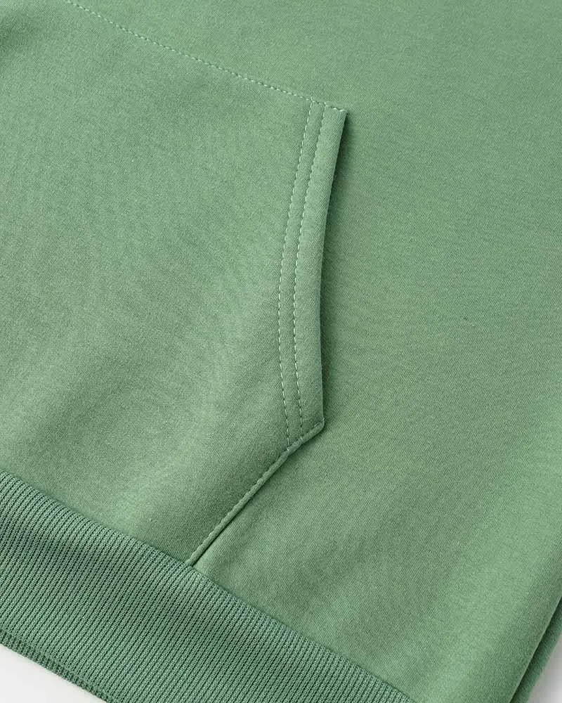 Embroidered Letter Oversized Hoodie