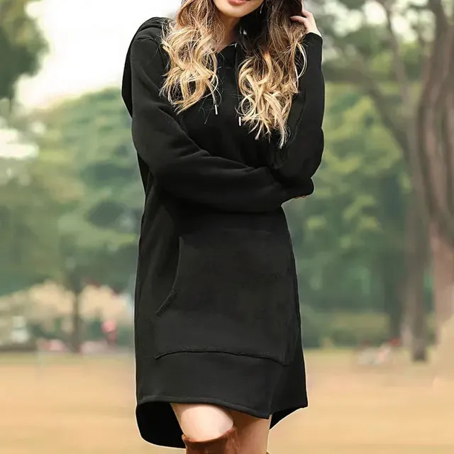 Emilia - Lässiger Herbst Long Hoodie für Damen