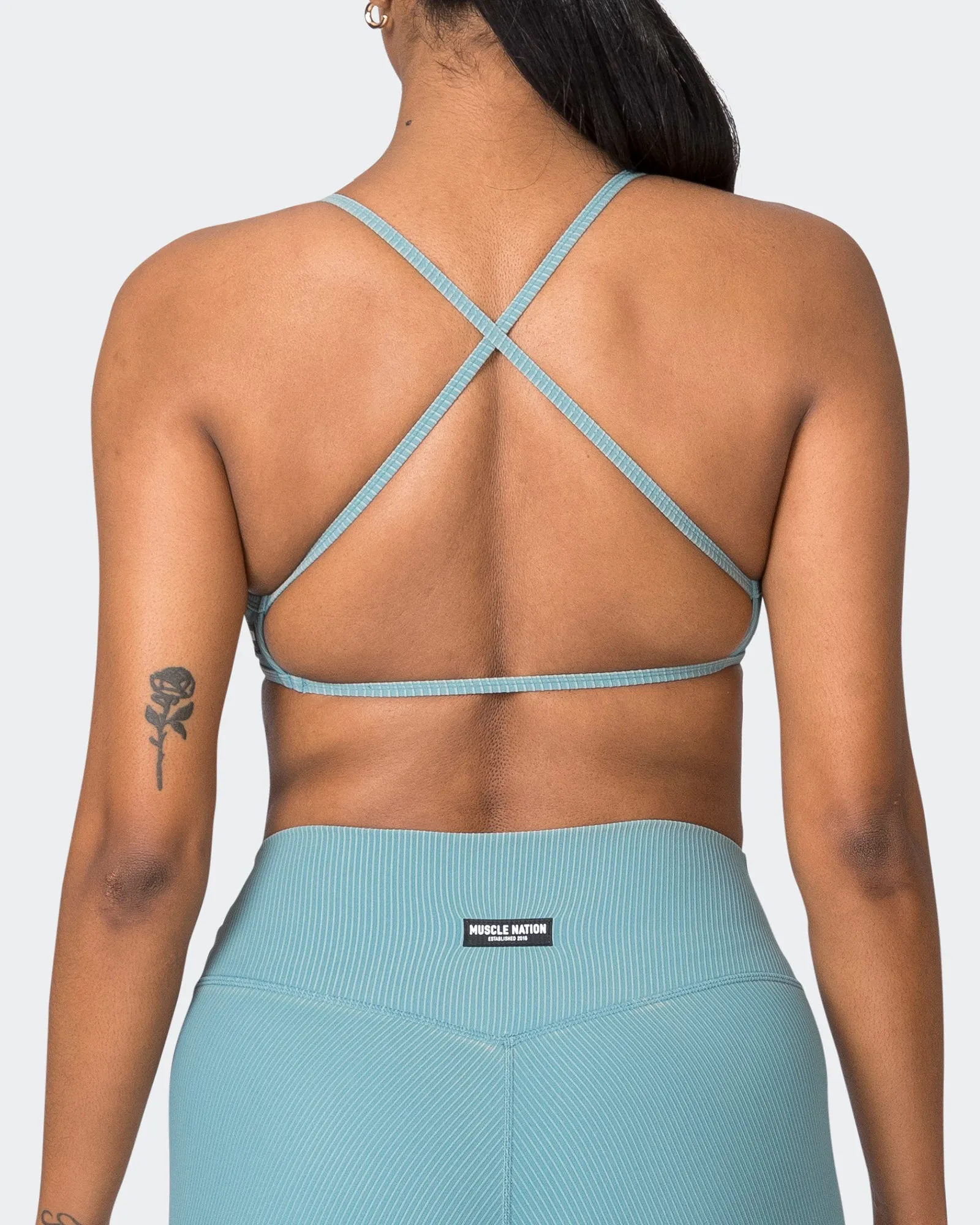 Essence Vintage Rib Bralette - Washed Harbour