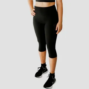 ESSENTIAL RANGE BLACK 3/4 LEGGINGS