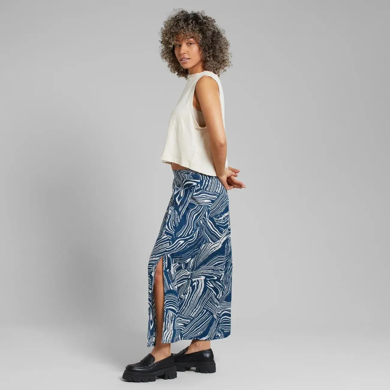 Falda Dedicated Wrap Stilleryd Clay Swirl Blue