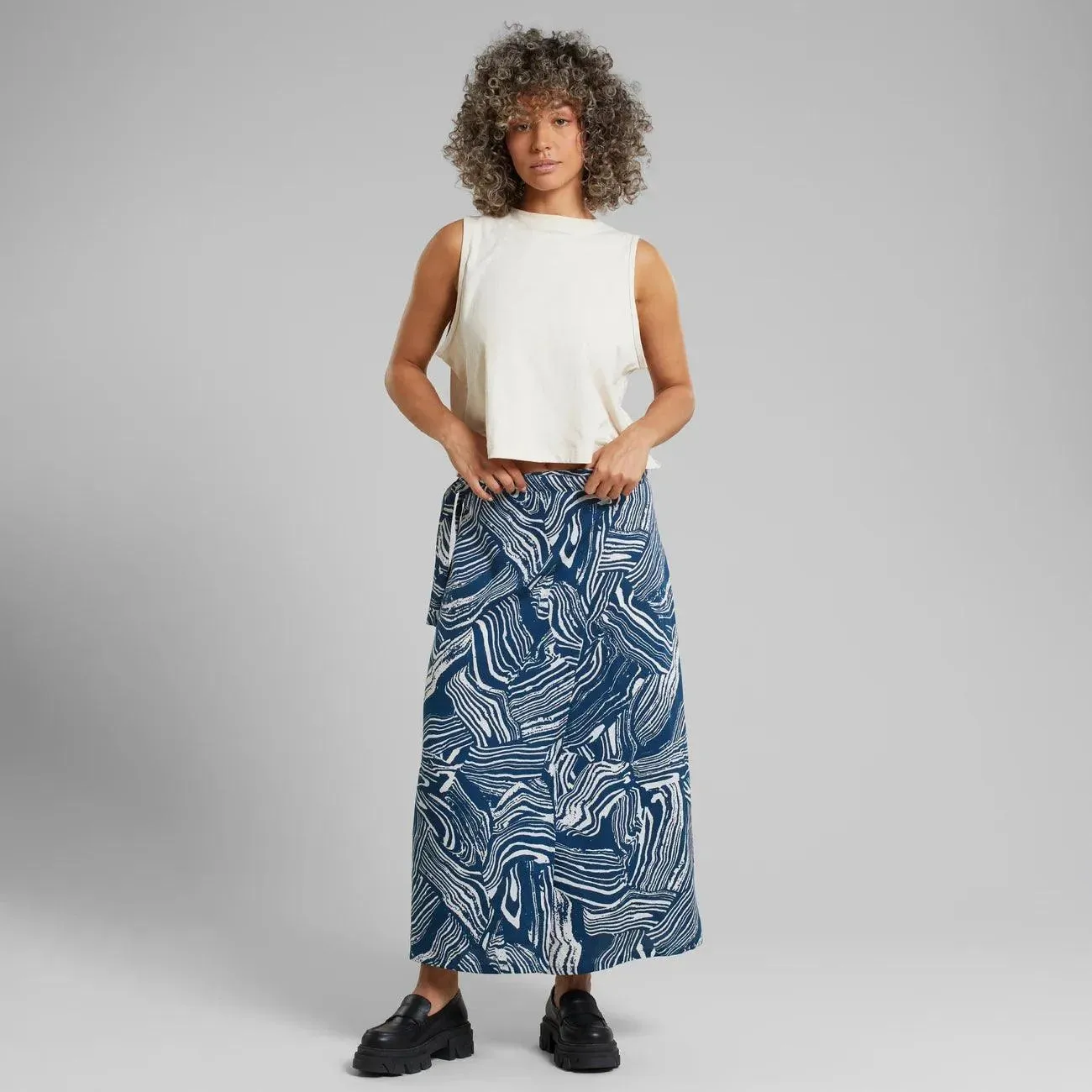 Falda Dedicated Wrap Stilleryd Clay Swirl Blue
