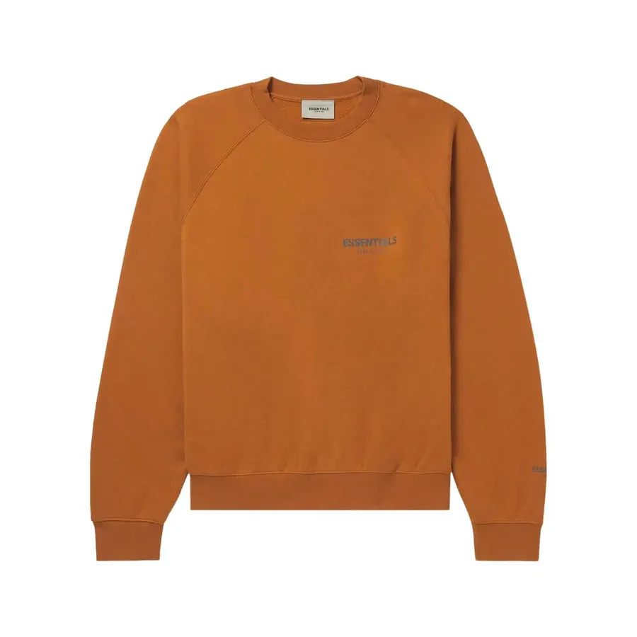 Fear Of God Essentials Crewneck Orange Brown Vicunia