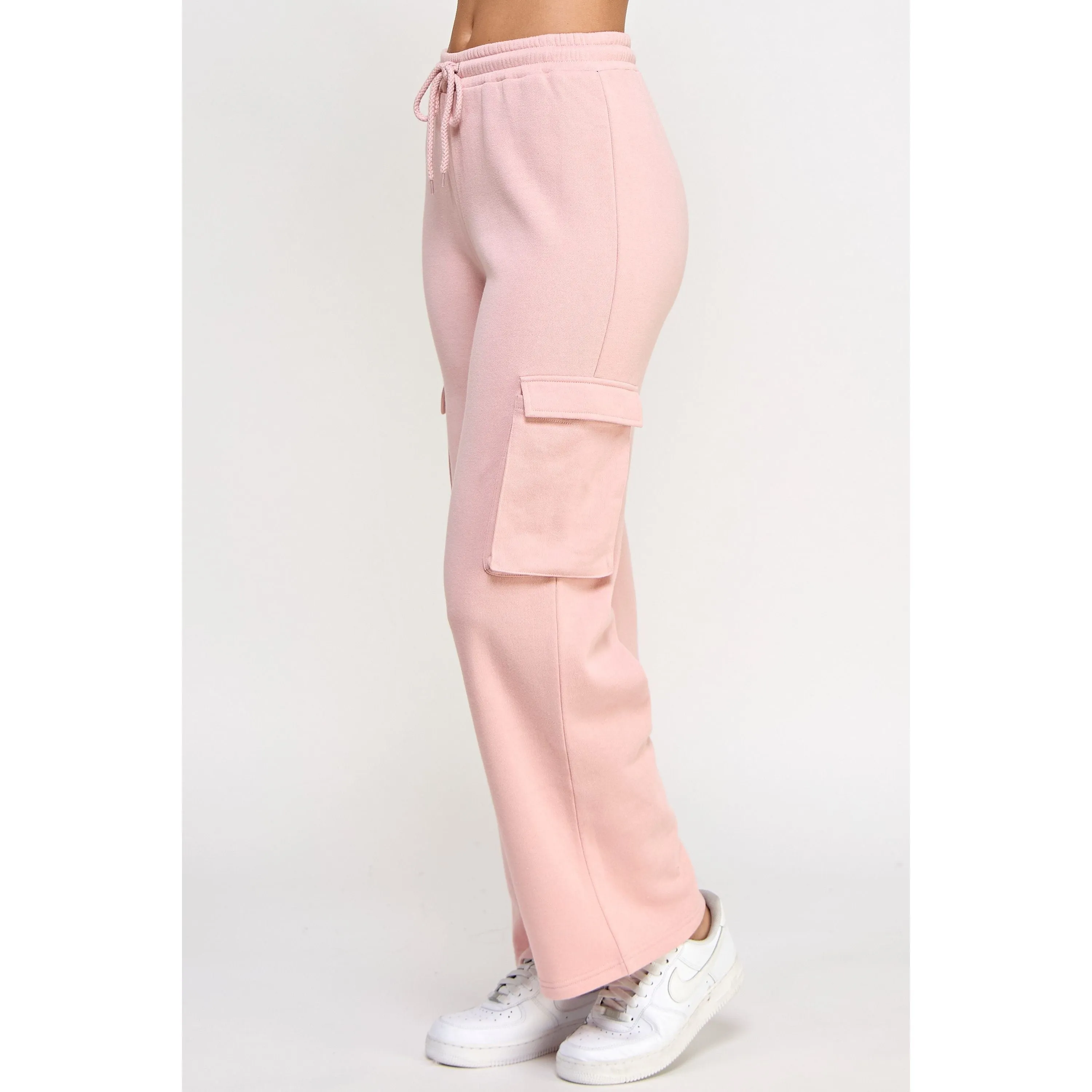 Fleece Cargo Pocket Straight Leg Jogger