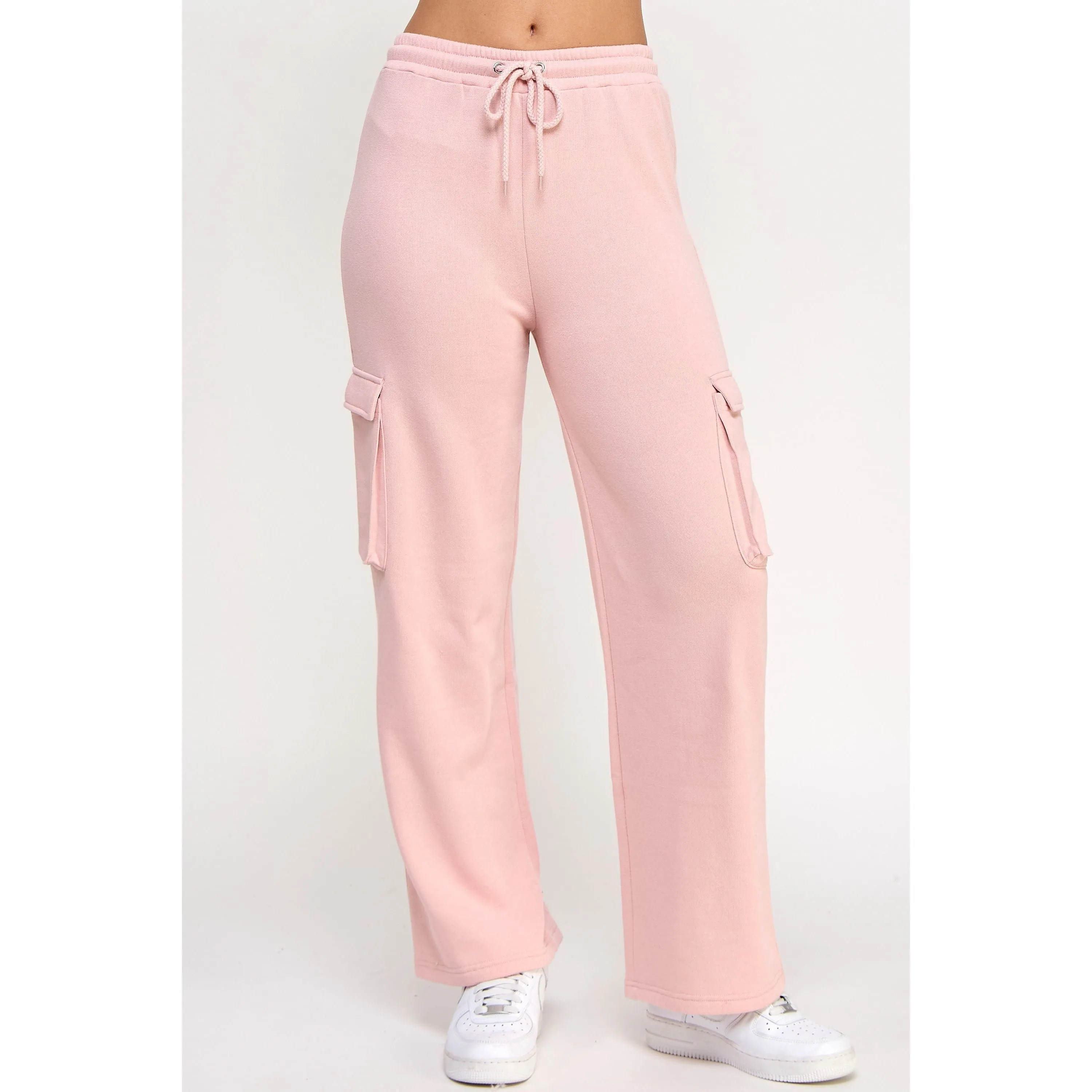Fleece Cargo Pocket Straight Leg Jogger