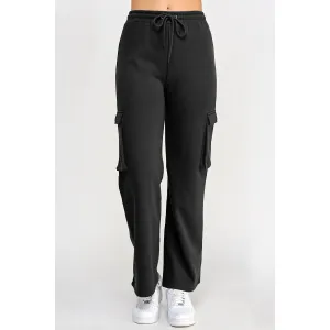 Fleece Cargo Pocket Straight Leg Jogger