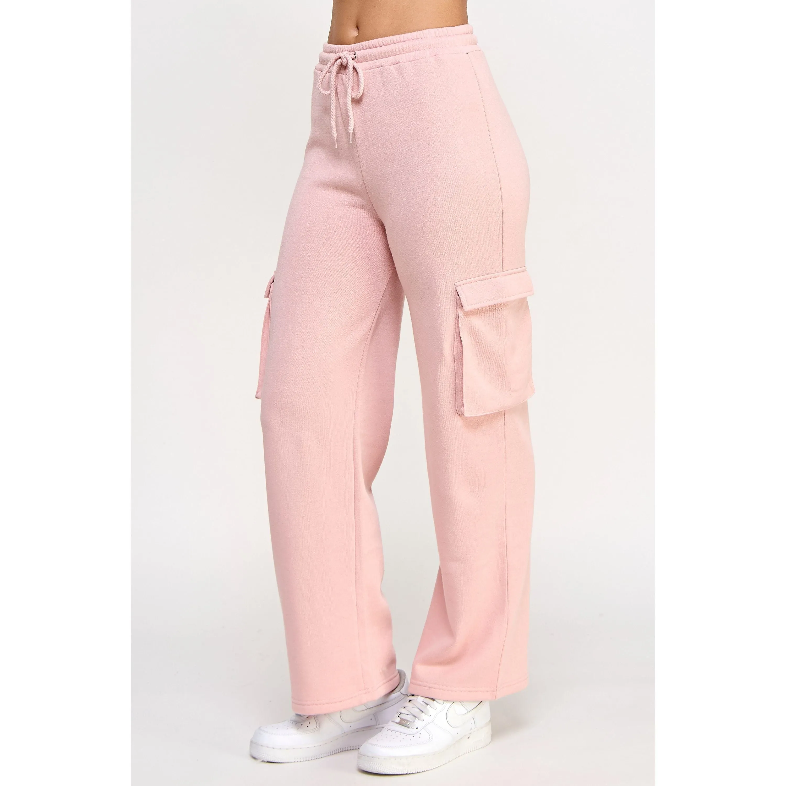 Fleece Cargo Pocket Straight Leg Jogger