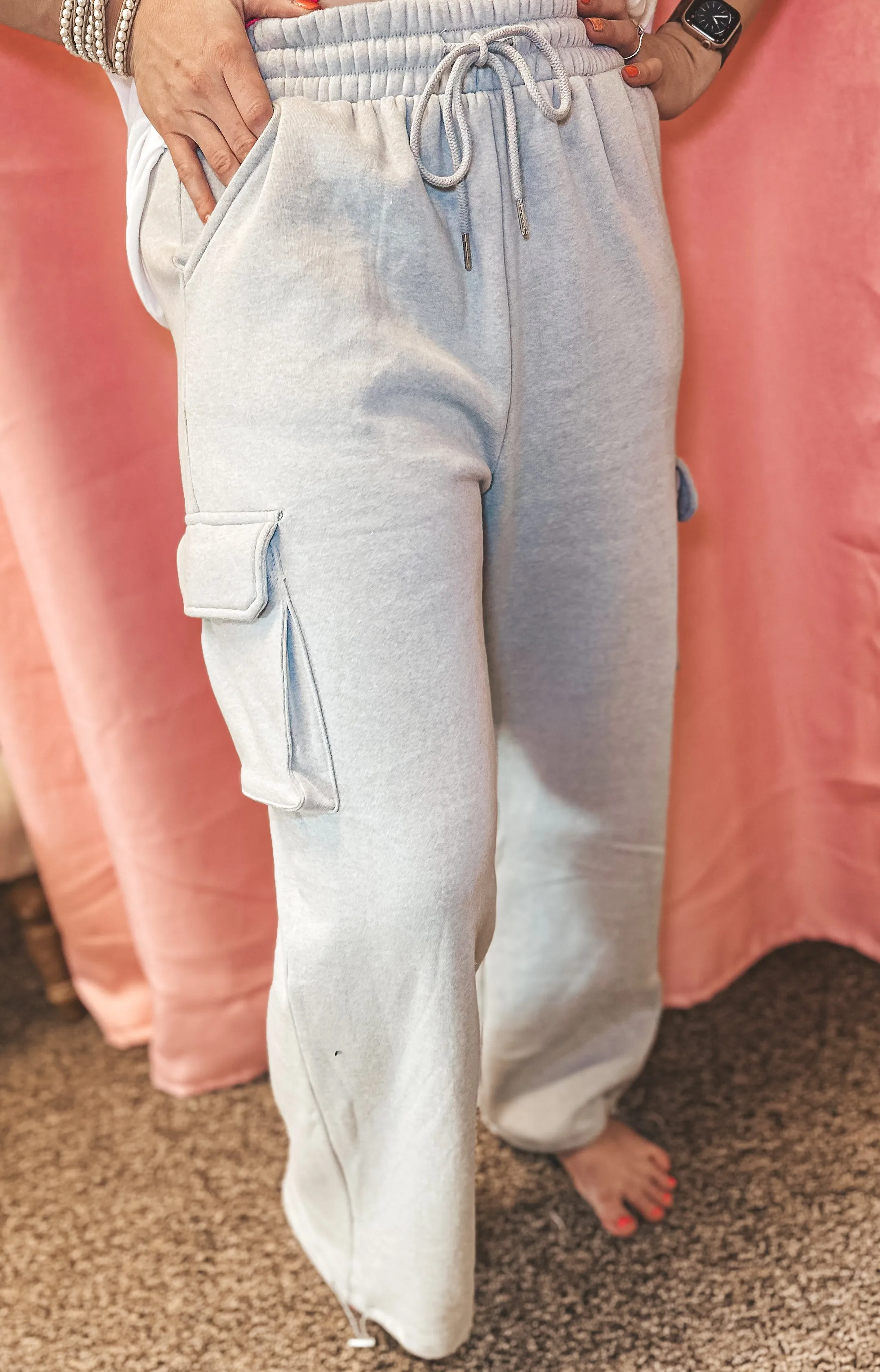 Fleece Cargo Wideleg