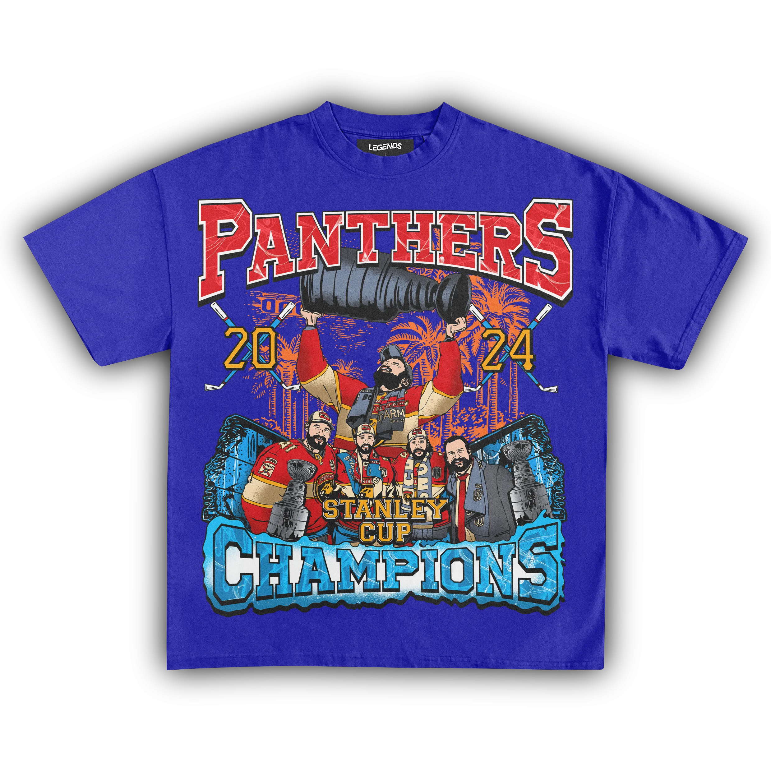 FLORIDA PANTHERS 2024 STANLEY CUP CHAMPIONS TEE