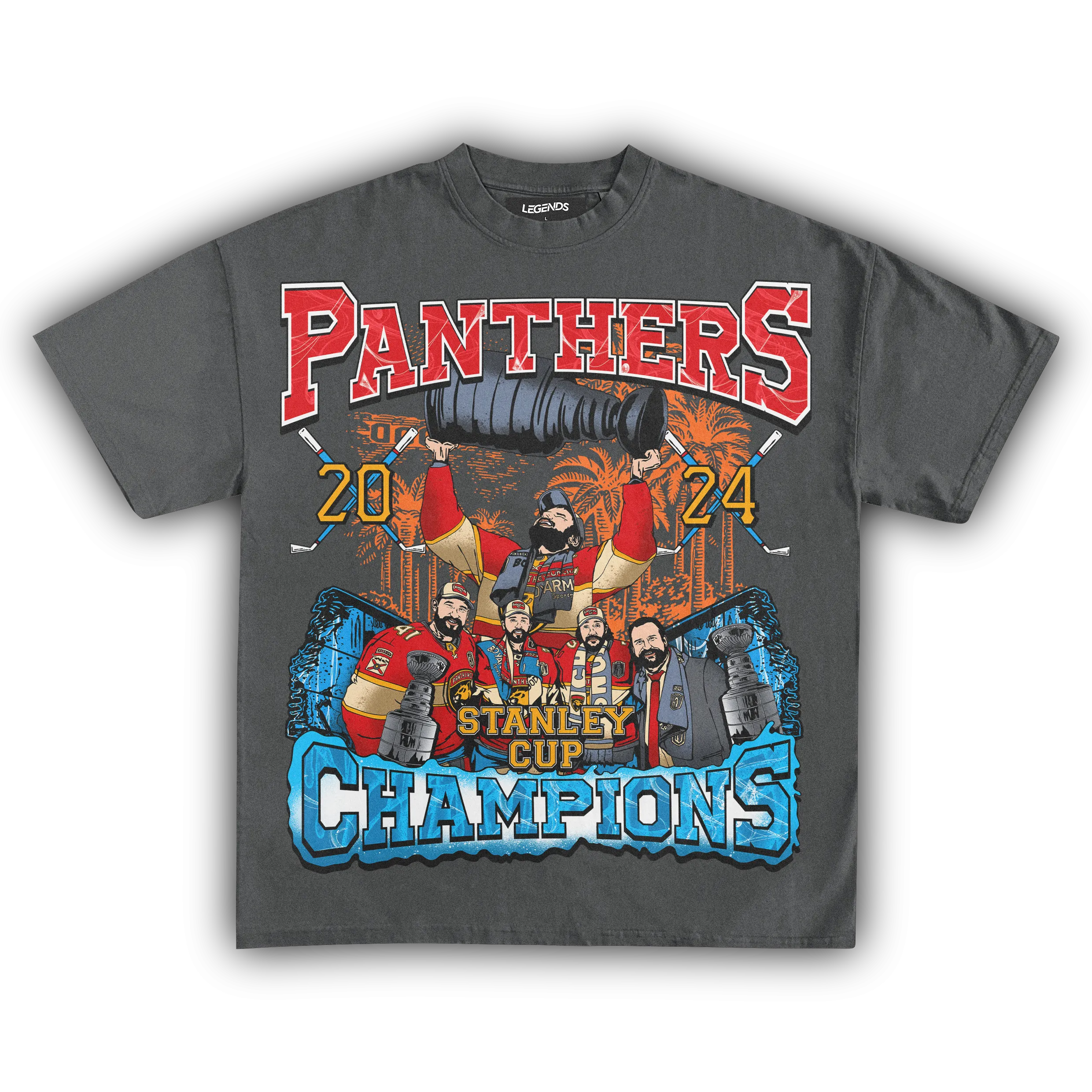 FLORIDA PANTHERS 2024 STANLEY CUP CHAMPIONS TEE