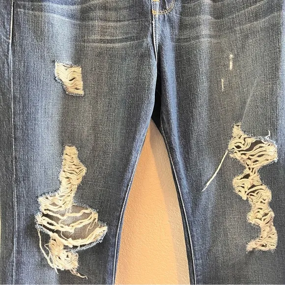 Frame Denim High Rise Distressed Tamarack Jeans Size 29