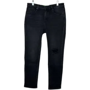 Free People x Sandrine Rose Black Distressed Ankle Skinny Jeans Size 29