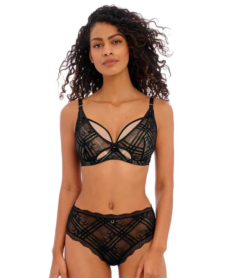 Freya Fatale Underwired High Apex Bra - Noir