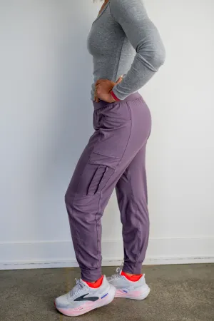 Frosted Mulberry Butter Joggers